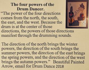 The four powers of the drum dancer.